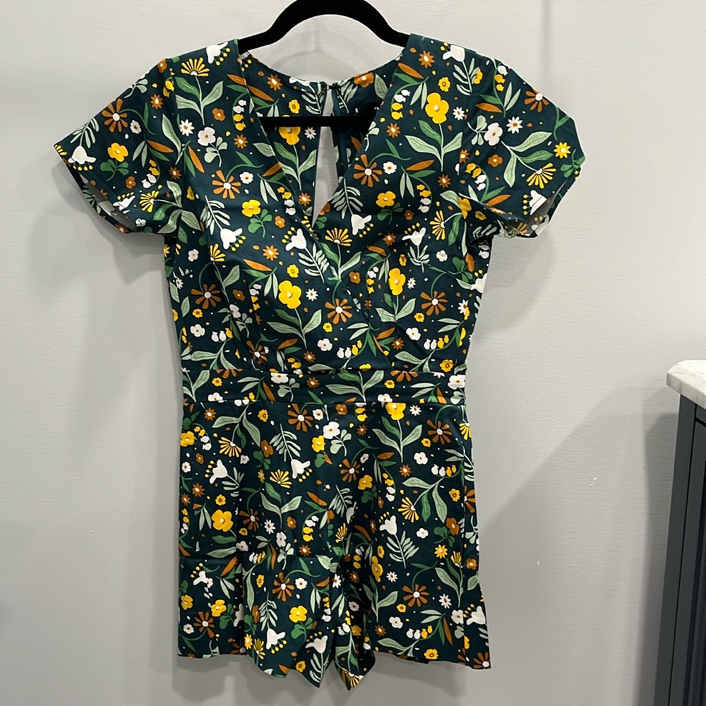 ModCloth floral print romper